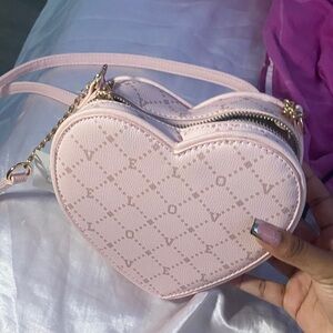 Icing Pink Heart Crossbody Bag